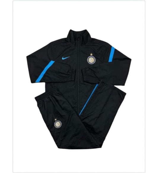 Inter Milan Black N Blue Tracksuit